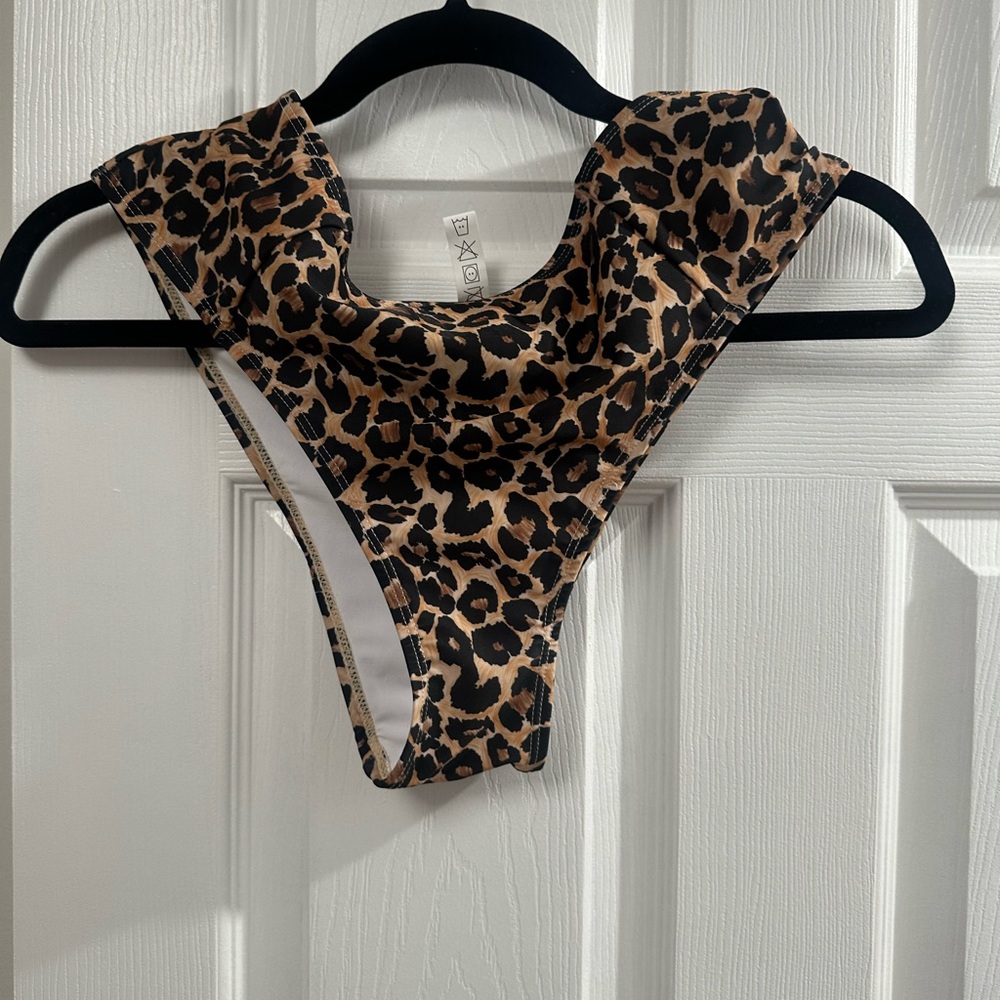Leopard Print Bikini Bottom